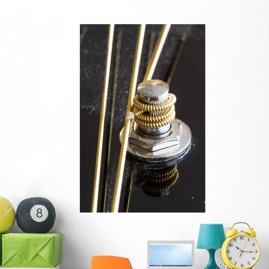 Guitar Strings Guitar's Head Wall Decal