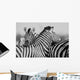 Zebra Herd Black and Wall Decal