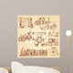Vintage Transport Sketch Wall Decal