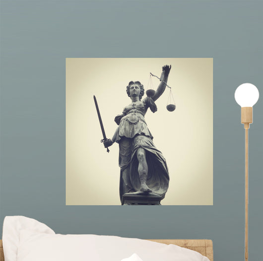 Lady Justice Wall Decal
