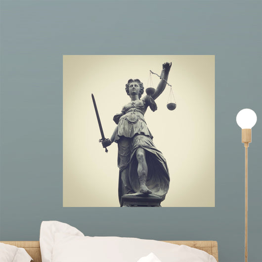 Lady Justice Wall Decal