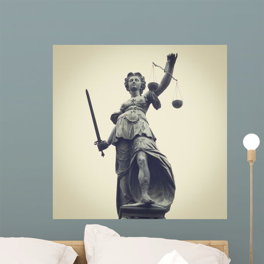 Lady Justice Wall Decal