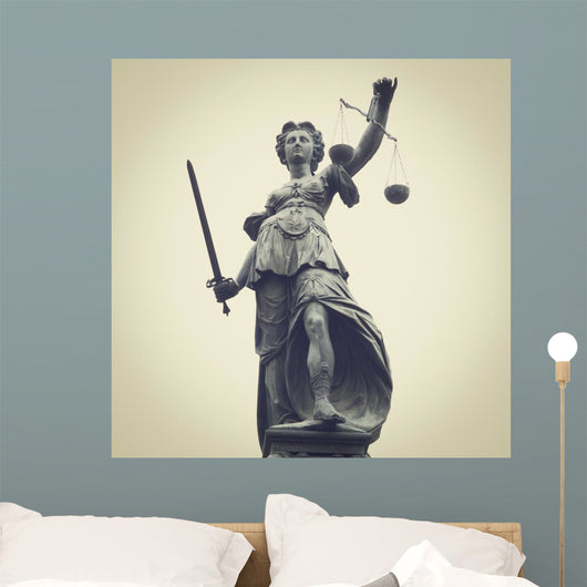 Lady Justice Wall Decal
