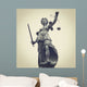 Lady Justice Wall Decal