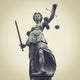 Lady Justice Wall Decal