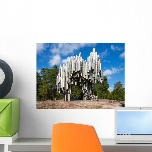 Sibelius Monument Helsinki Finland Wall Decal