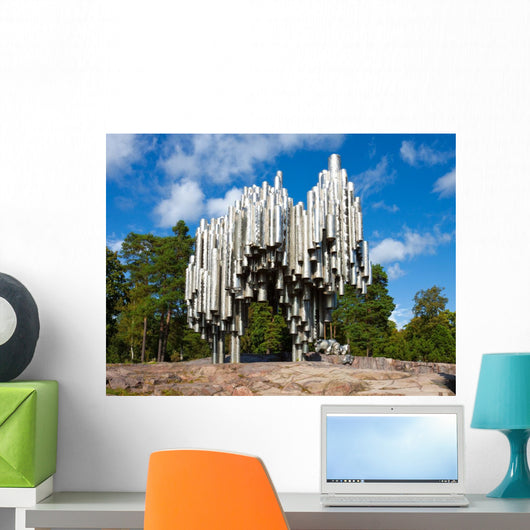 Sibelius Monument Helsinki Finland Wall Decal