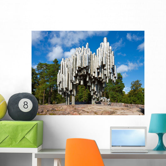 Sibelius Monument Helsinki Finland Wall Decal