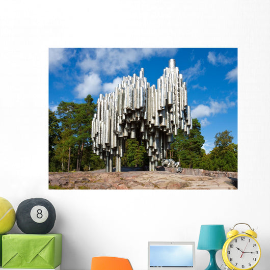 Sibelius Monument Helsinki Finland Wall Decal
