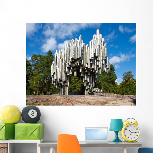 Sibelius Monument Helsinki Finland Wall Decal