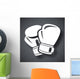 Vector Boxing Gloves Icon Wall Decal
