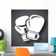 Vector Boxing Gloves Icon Wall Decal