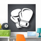 Vector Boxing Gloves Icon Wall Decal