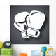 Vector Boxing Gloves Icon Wall Decal