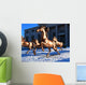 Copper Sculpture Horse Racing Wall Decal
