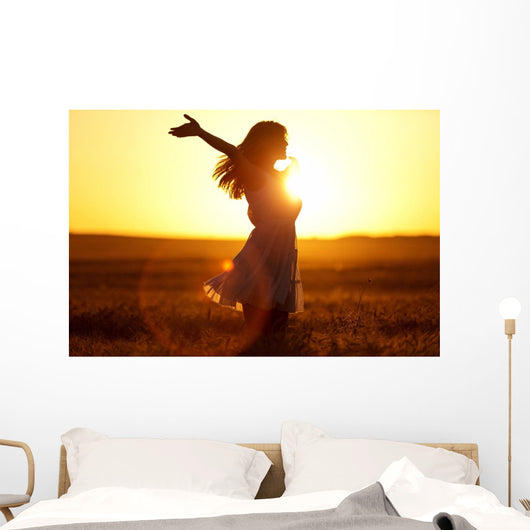 Joy Teenage Girl Enjoy Wall Decal
