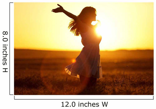 Joy Teenage Girl Enjoy Wall Decal