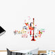 Colorful Trumpet Design with Wall Decal