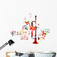Colorful Trumpet Design with Wall Decal