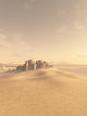 Desert Town Swallowed Sand Wall Decal