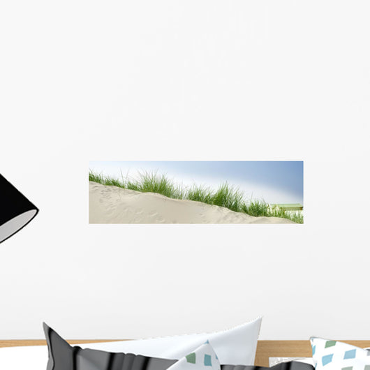 Sand Dunes near Beach Wall Decal Panoramic Wall Decal