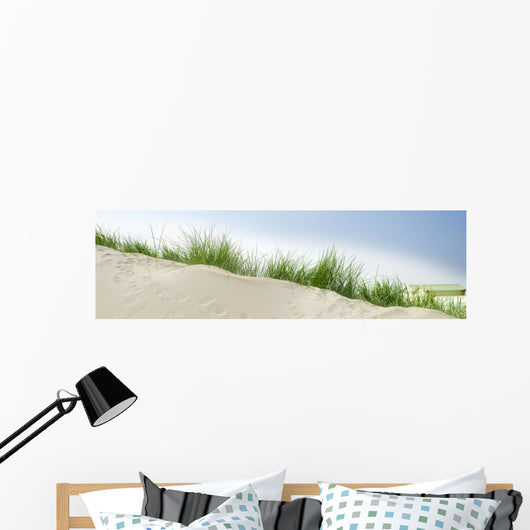 Sand Dunes near Beach Wall Decal Panoramic Wall Decal