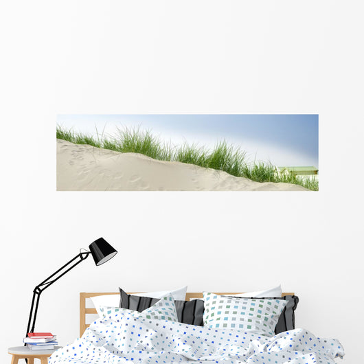 Sand Dunes near Beach Wall Decal Panoramic Wall Decal