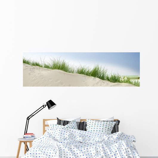 Sand Dunes near Beach Wall Decal Panoramic Wall Decal