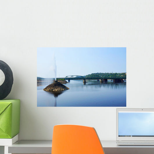 Fountain Bridge Wall Decal
