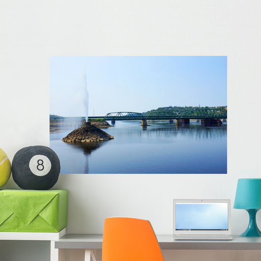 Fountain Bridge Wall Decal