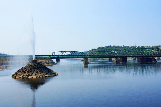 Fountain Bridge Wall Decal