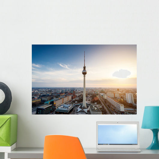 Alexanderplatz Berlin Wall Decal