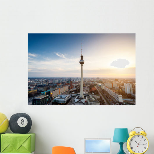 Alexanderplatz Berlin Wall Decal