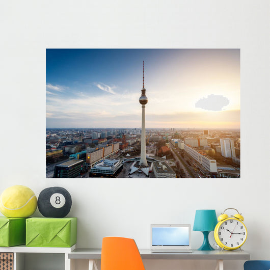 Alexanderplatz Berlin Wall Decal