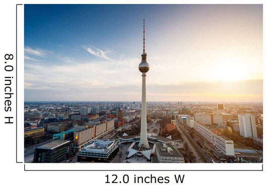 Alexanderplatz Berlin Wall Decal