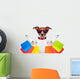 Shopping Dog Wall Decal Design 2