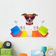 Shopping Dog Wall Decal Design 2