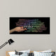 Sharing Reiki Word Cloud Wall Decal