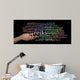 Sharing Reiki Word Cloud Wall Decal