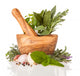 Wooden Mortar with Herbs Wall Decal