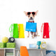 Shopping Dog Wall Decal Design 1