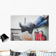Detail Young Woman Wearing Wall Decal