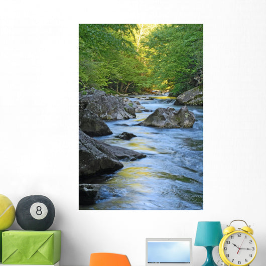 Mountain Stream Wall Decal