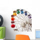 White Ferris Wheel Wall Decal