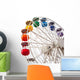 White Ferris Wheel Wall Decal