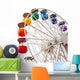 White Ferris Wheel Wall Decal