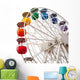 White Ferris Wheel Wall Decal