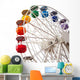 White Ferris Wheel Wall Decal