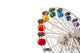 White Ferris Wheel Wall Decal