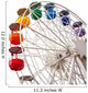 White Ferris Wheel Wall Decal